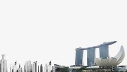 新加坡城市俯瞰新加坡城市高清图片