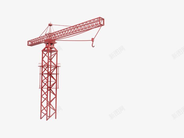 工地吊车png免抠素材_新图网 https://ixintu.com 吊车 工地 建筑 设计