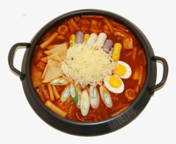 元素大杂烩韩式大酱汤年糕高清图片