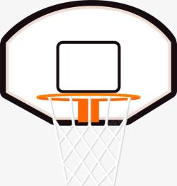 草编筐篮球篮球框高清图片