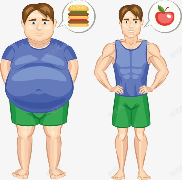 肥胖男性png免抠素材_新图网 https://ixintu.com 健康男性 男性 肥胖