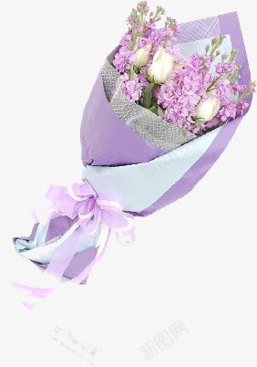 紫色鲜花花束png免抠素材_新图网 https://ixintu.com 紫色 花束 鲜花
