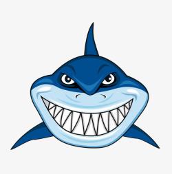 大牙齿凶恶的鲨鱼高清图片