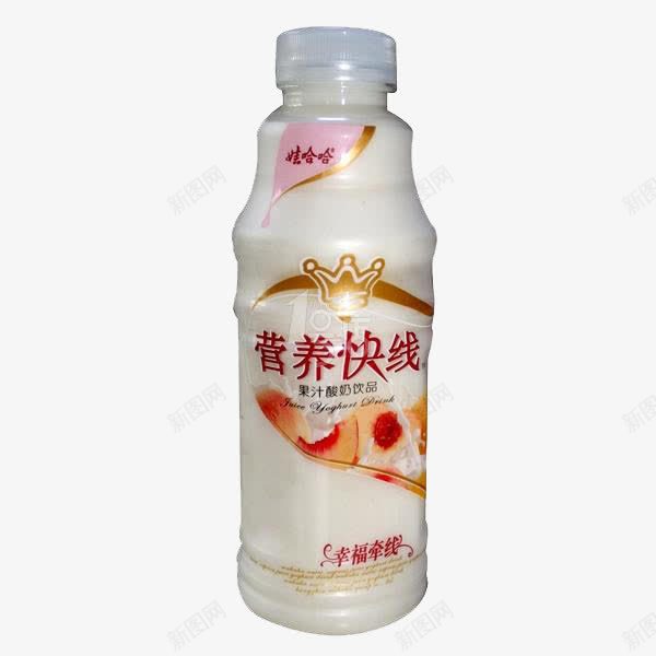 营养快线png免抠素材_新图网 https://ixintu.com 产品实物 哇哈哈品牌 果汁酸奶饮料 饮料