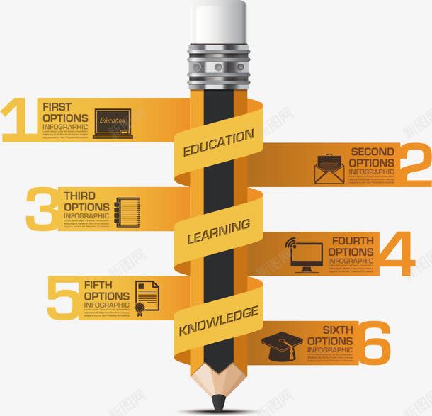 铅笔商务信息图表png免抠素材_新图网 https://ixintu.com idea 信息图表 创意 商务 拼图 立体 精美 统计图表 铅笔