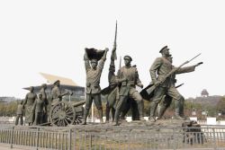 部队雕塑辛亥革命雕塑高清图片