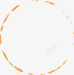 黄色的圆环圆环墨水矢量图高清图片