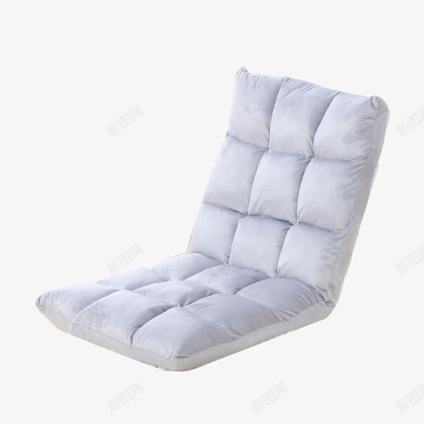 简约懒人靠椅png免抠素材_新图网 https://ixintu.com png素材 产品实物 椅子 沙发 白色