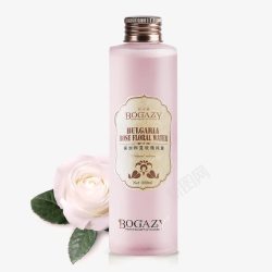 化妆品液体瓶装天然玫瑰纯露美白补水高清图片