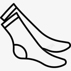 女性袜子袜子图标高清图片