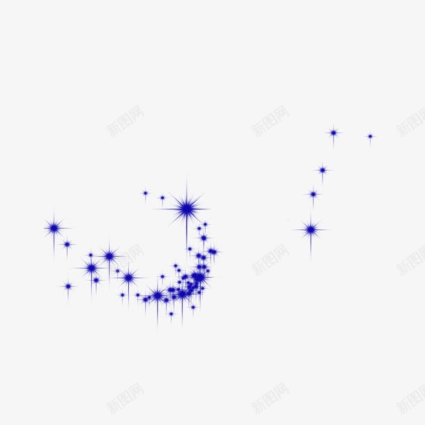 星光点点png免抠素材_新图网 https://ixintu.com 光速素材 夜景 蓝色