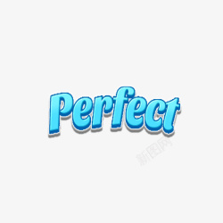 perfect蓝色perfect高清图片