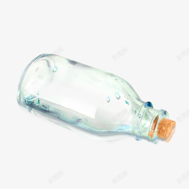 玻璃透明漂流品png免抠素材_新图网 https://ixintu.com 漂流品 玻璃瓶 瓶塞