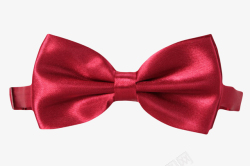 领结西装红色高贵褶皱折叠西装领结实物高清图片