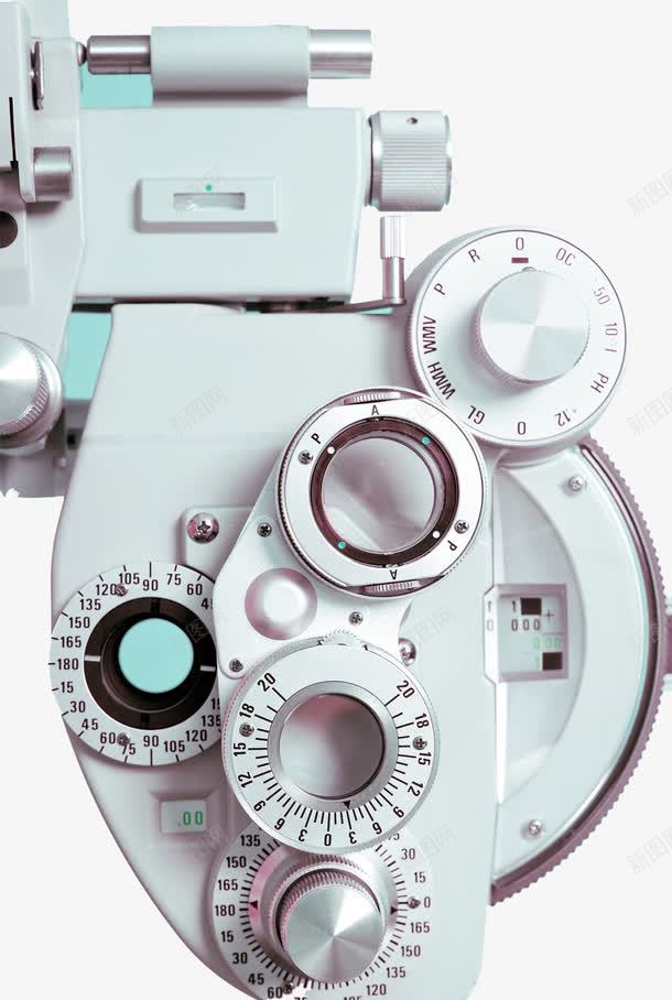 视力检测光学仪器png免抠素材_新图网 https://ixintu.com 检测设备 眼科医院 精密 视力检测