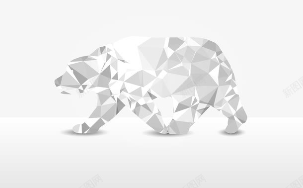 北极熊png免抠素材_新图网 https://ixintu.com 冰雕 北极熊 水晶雕纹 行走的熊 透亮的宝石
