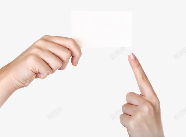 强调卡片上的内容png免抠素材_新图网 https://ixintu.com 手势 手拿卡片 手指 白色卡片 食指