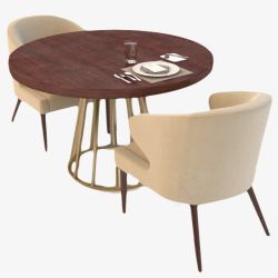 不锈钢圆形咖啡桌圆形咖啡桌椅高清图片