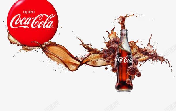 可口可乐创意广告png免抠素材_新图网 https://ixintu.com 创意广告 可口可乐广告 可口可乐音效 可口可乐飞溅 碳酸饮料 饮料广告