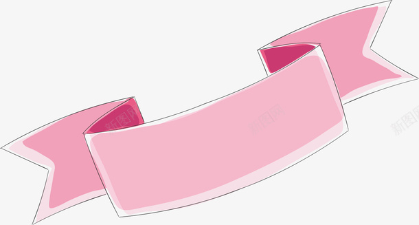 粉红色标签可爱矢量图ai免抠素材_新图网 https://ixintu.com 丝带 儿童 可塑性 可爱 实用 对称 条状 礼物 粉色 矢量图