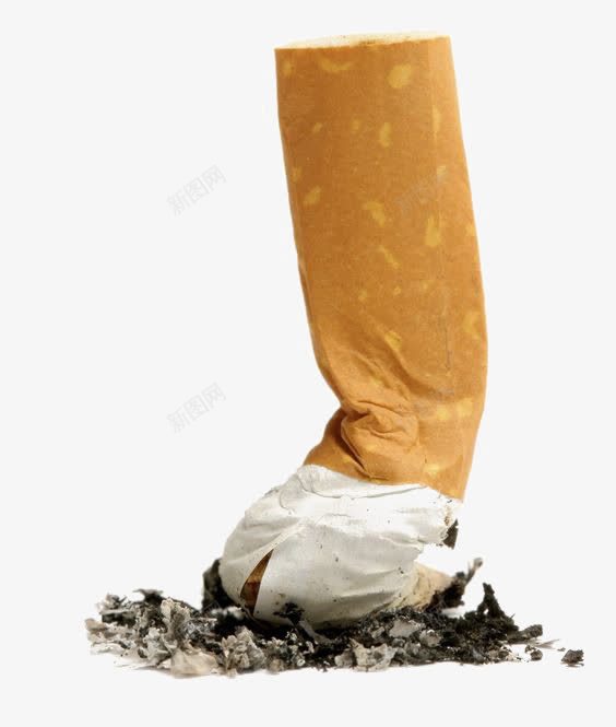 香烟烟头png免抠素材_新图网 https://ixintu.com 吸烟有害健康 戒烟 戒烟图 无烟日 熄灭的烟头