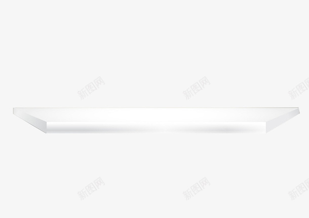 白色展台png免抠素材_新图网 https://ixintu.com 层板 展台 展示 形象 明快 材质 白色 白色展台 简洁 设计 隔板