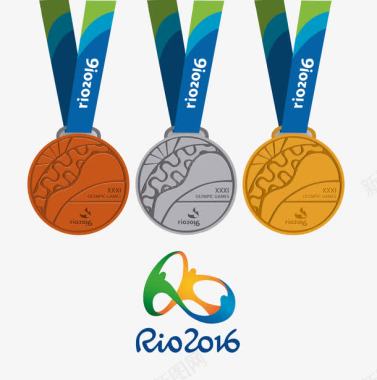 rio2016奥运奖牌图标图标