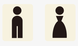 洗手间指示洗手间男女指示矢量图图标高清图片
