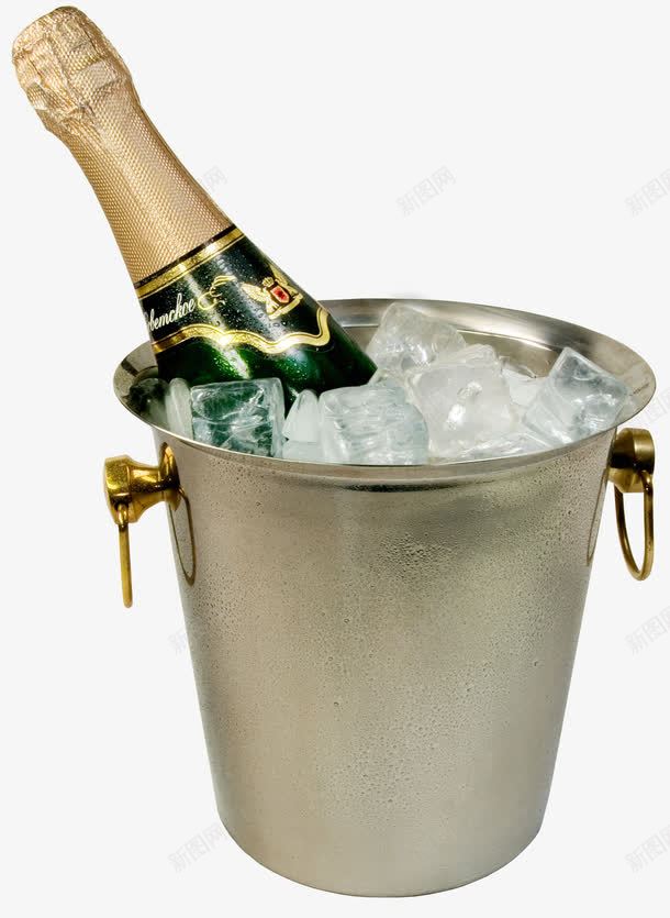 实物冰块桶香槟png免抠素材_新图网 https://ixintu.com 冰块 冰桶 品质 实物 开创 桶 水 聚会 酒会 香槟 高档
