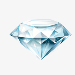 圆形钻石蓝色圆形行钻石立面矢量图高清图片