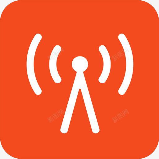 英语听力广播电台app图标png_新图网 https://ixintu.com app logo 图标应用 学习 学校 提升 教育