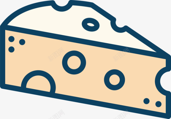 芝士蛋糕标图标图标
