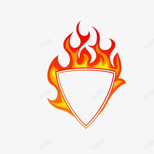 卡通灼热的火焰图标png_新图网 https://ixintu.com 火热图标 火热标志 灼热的 炽热的 红火标识 红火的 酷热的