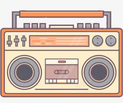 录音机图标卡通录音机图标高清图片