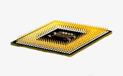 金色工业电子元件智能芯片素材