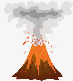 活火山火山喷发高清图片