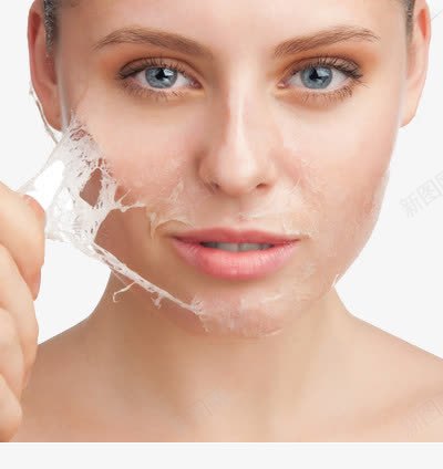 女性美容png免抠素材_新图网 https://ixintu.com 护肤 换肤 脱皮 脸部护理