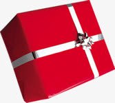 红色礼物盒子银色带子png免抠素材_新图网 https://ixintu.com 带子 盒子 礼物 红色 银色