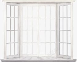 白色窗台格子窗纯白色的窗台高清图片