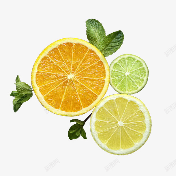 三颗切开的柠檬png免抠素材_新图网 https://ixintu.com 三色 切开 柠檬 水果