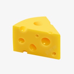 黄色新鲜的奶酪素材