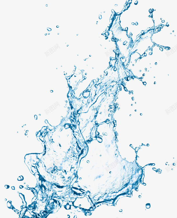 抛洒的水纹水滴png免抠素材_新图网 https://ixintu.com 抛洒的水 水滴 水纹 蓝色水