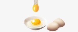 土鸡蛋海报打碎的鸡蛋蛋清高清图片
