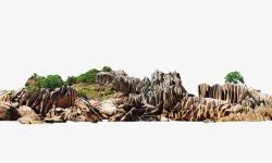 山头岩石岛屿高清图片