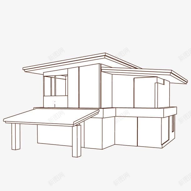 高楼建筑模型png免抠素材_新图网 https://ixintu.com 图纸 小洋楼 形状 房地产 立体