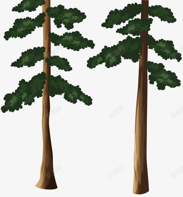 笔直的树干png免抠素材_新图网 https://ixintu.com 光滑笔直的树 大树 树干 植物