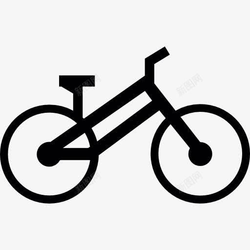 自行车的剪影图标png_新图网 https://ixintu.com 体育 单车剪影 周期 自行车 运输 骑自行车