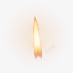 黄色小蜡烛黄色的火焰高清图片