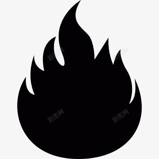 火焰图标png_新图网 https://ixintu.com 形状 火焰 火焰喷射 燃烧