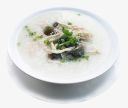 皮蛋瘦肉粥素材